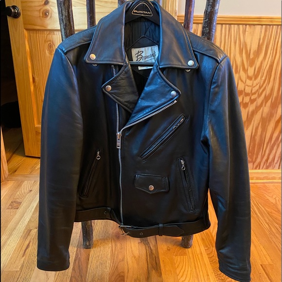Bermans Leather Jackets & Blazers - Vintage Berman Leather Biker Jacket